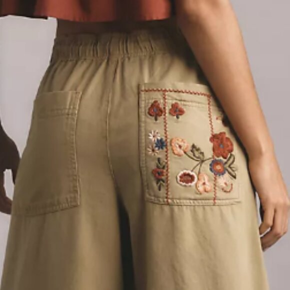 Brand New Women's Pilcro Embroidered Pull-On Pants - Picture 2 of 8